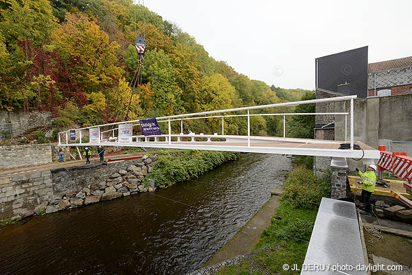 passerelle à Verviers